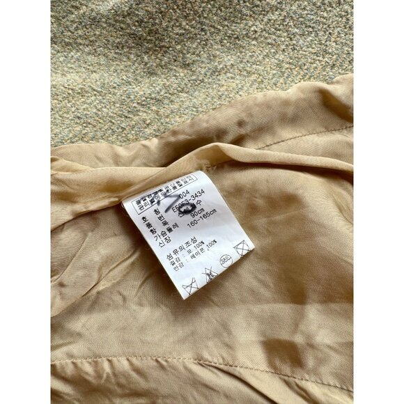 RALPH LAUREN Pale Green Loden Tweed Wool Herringbone Riding Blazer, Size 4 - Picture 15 of 16